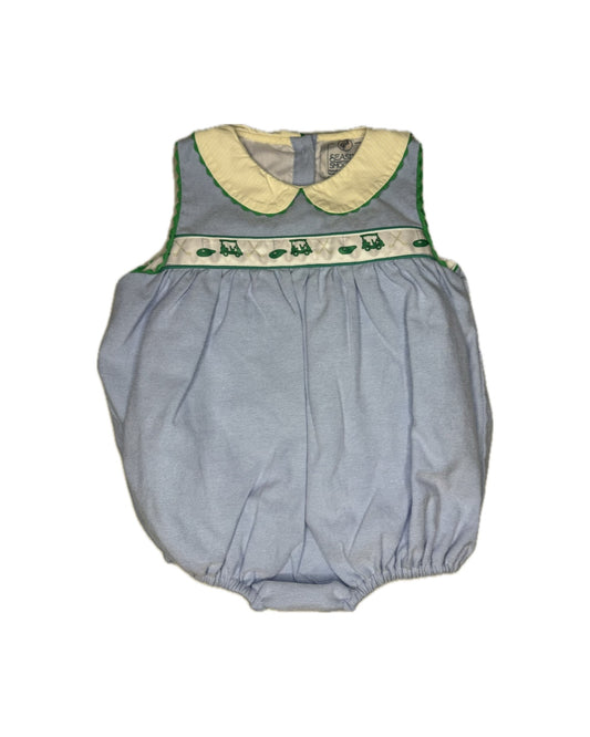 3M Seaside Smocked Golf Ribbon Ric Rac Chambray Bubble