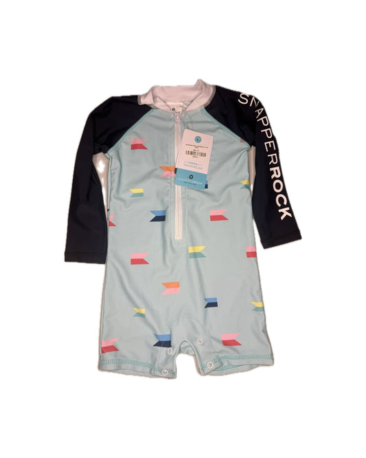 0/6M Snapper Rock Nautical Flag Rashguard