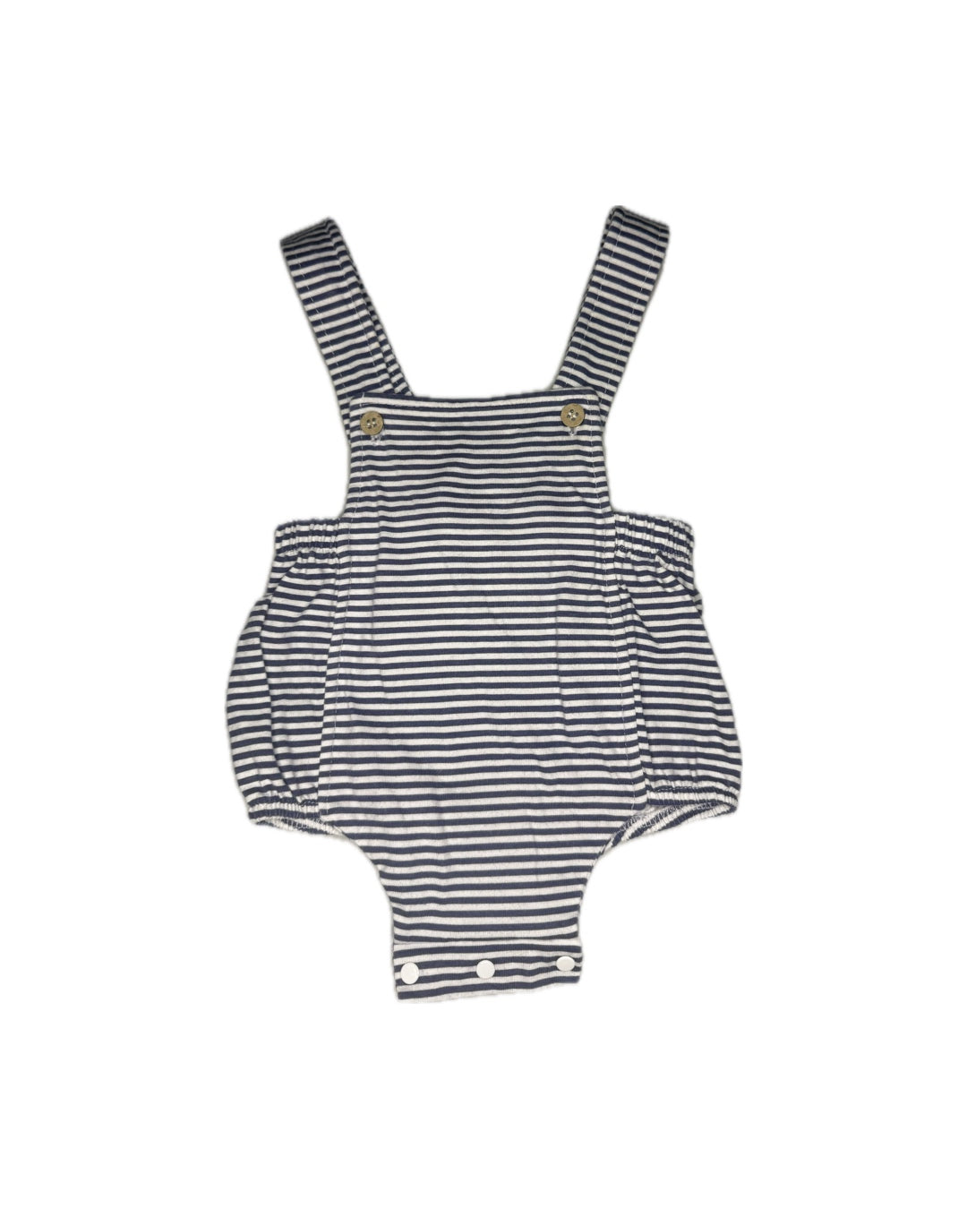 9M Babidu Blue & White Striped Sunsuit