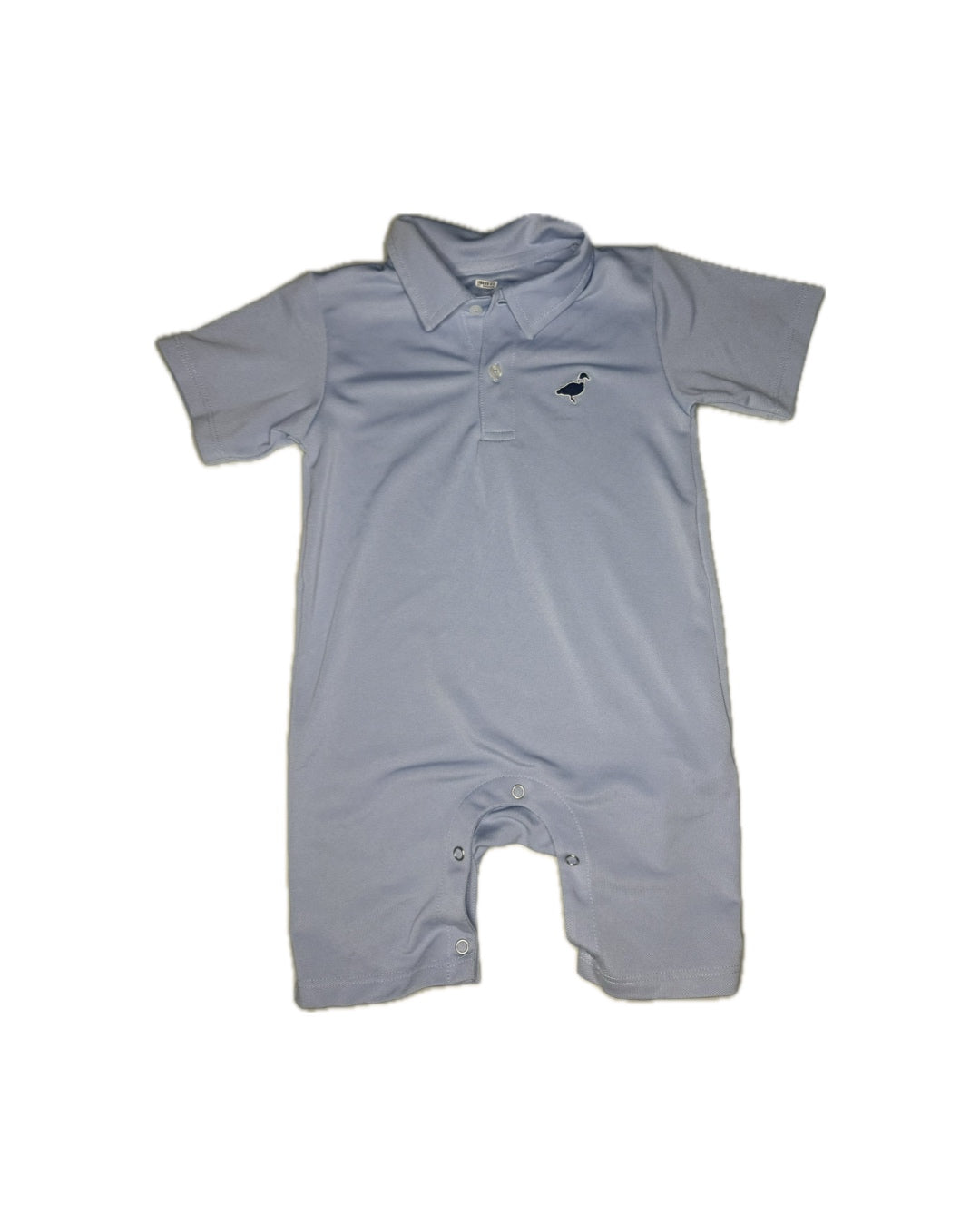 18M Properly Tied Blue Polo Romper