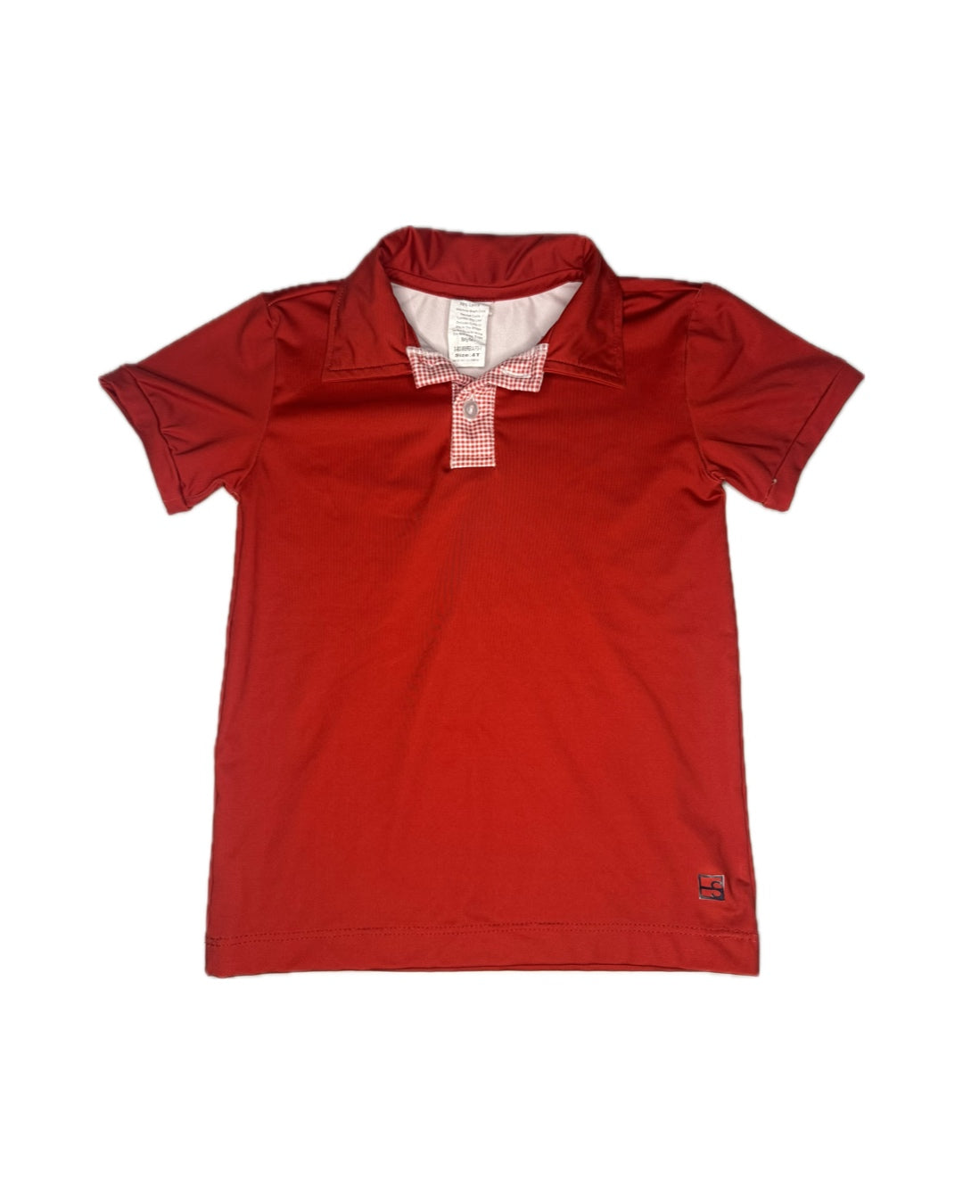 4T Lullaby Set Red Athletic Polo