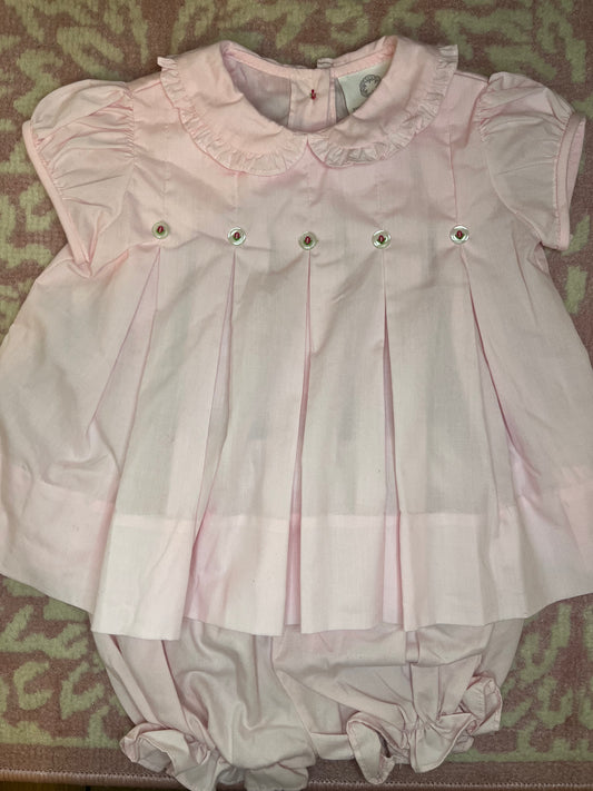 Sz 9M The Proper Peony Pink Pleat Dress