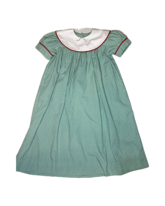 Girl 3T Remember Nguyen Christmas Petit Gingham Dress