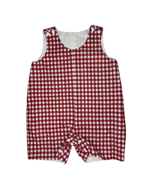Boy 18M Red Gingham Jon Jon