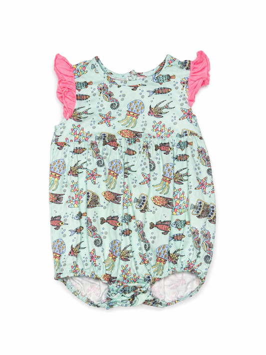 3 Jellybean Mint Ocean Knit Bubble