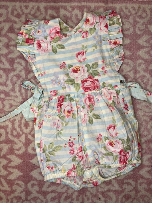 12M Floral Side Tie Bubble