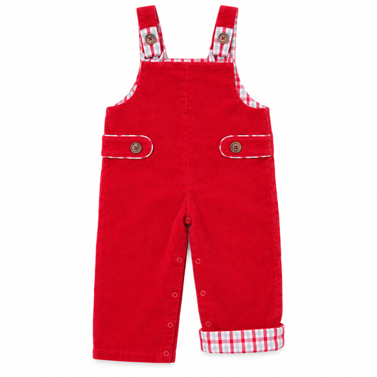 2T TBBC The Beaufort Bonnet Company Ivy League Longall in Richmond Red Corduroy