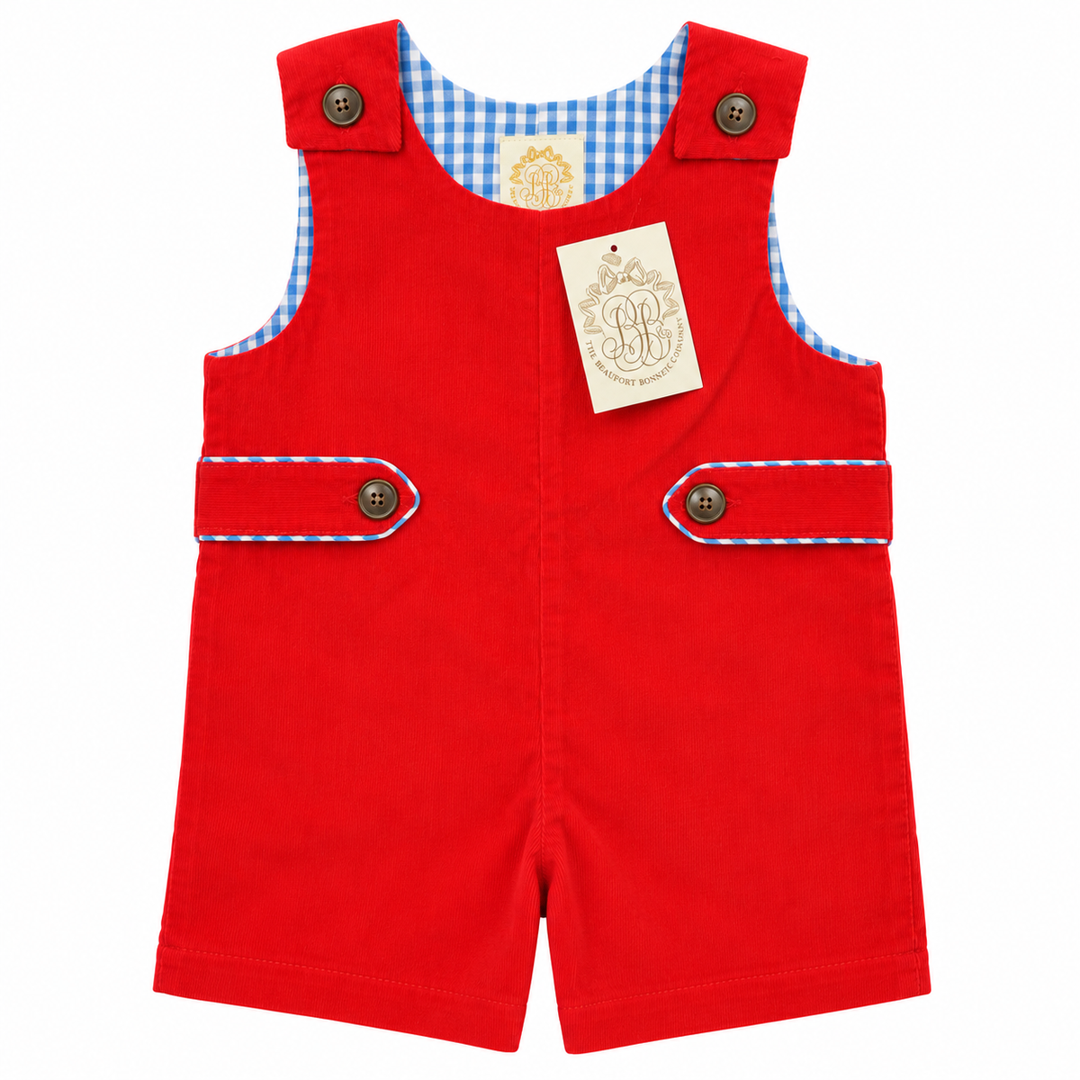 3T TBBC Jack Keene Jon Jon in Corduroy- Richmond Red