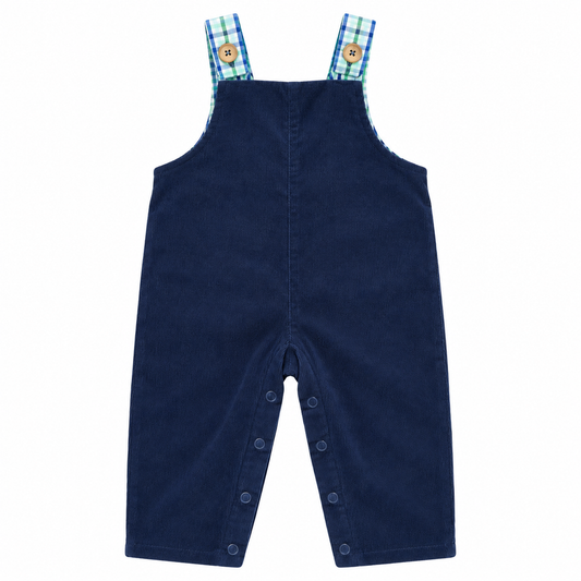 6-12M TBBC Ivy League Longall in Nantucket Navy and Royal/ Green