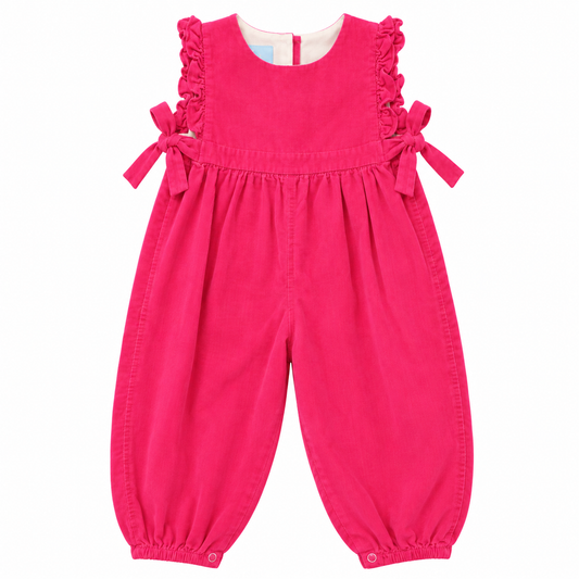 24M Bella Bliss Pink Cord Long Romper